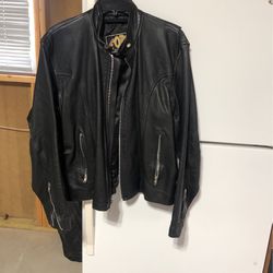 Leather Jacket Size 44