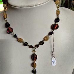 Glass Bead Necklace 