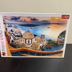 New Trefl Fairytale Santorini Greece 1000 Piece Jigsaw Puzzle
