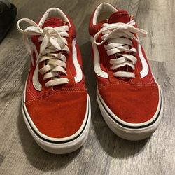 Red Old Skool Vans
