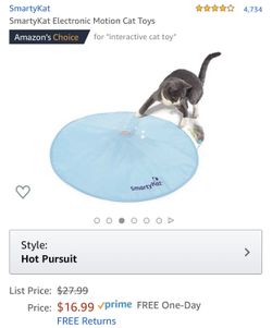 Moving cat toy