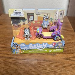 New Bluey Muffins Cat Squad Bike Toy