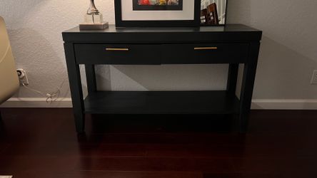 Wood console