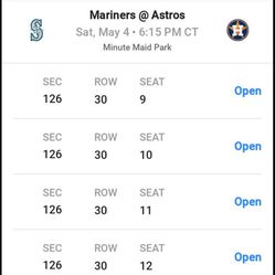 Houston Astros Tickets 