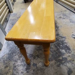 SOLID OAK  CONVERSATION STARTING  COFFEE TABLE!