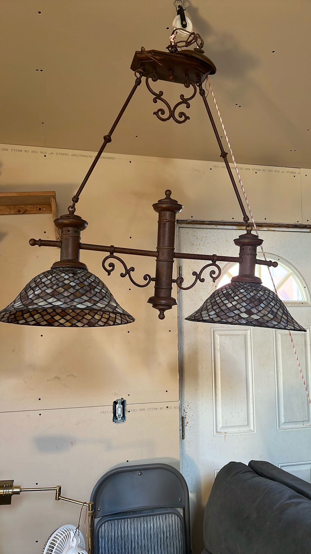 Pool Table  Or Dining Table Double Light 