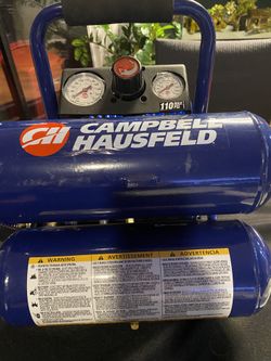 Campbell hausfield Portable Air Compressor And Nail Gun/staple Gun 