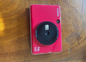 Canon Ivy CLIQ CV-123 Instant Camera Printer Ladybug Red