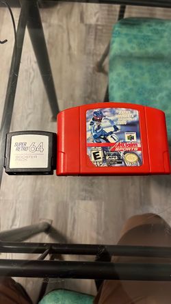 N64 booster pack and Supercross 2000