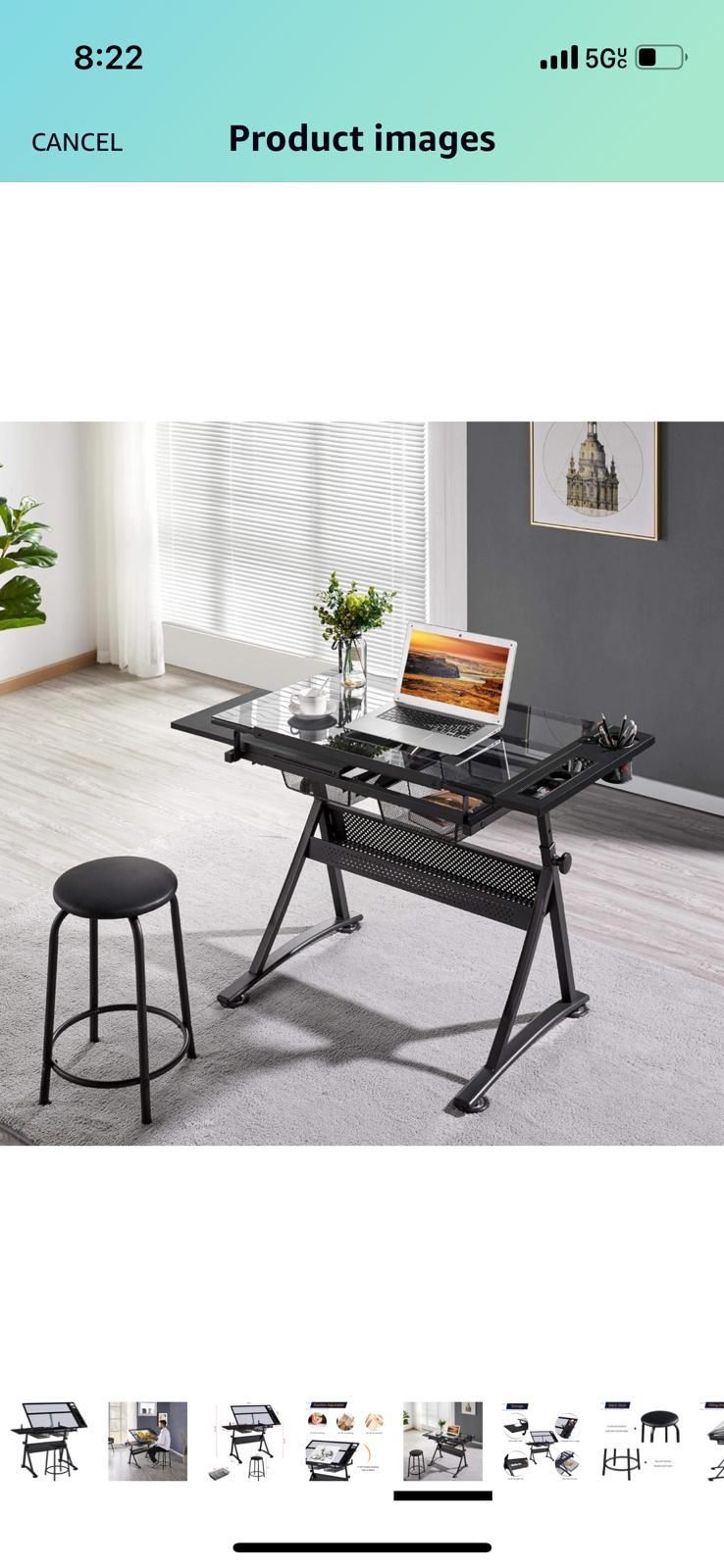 Drafting Table With Stool