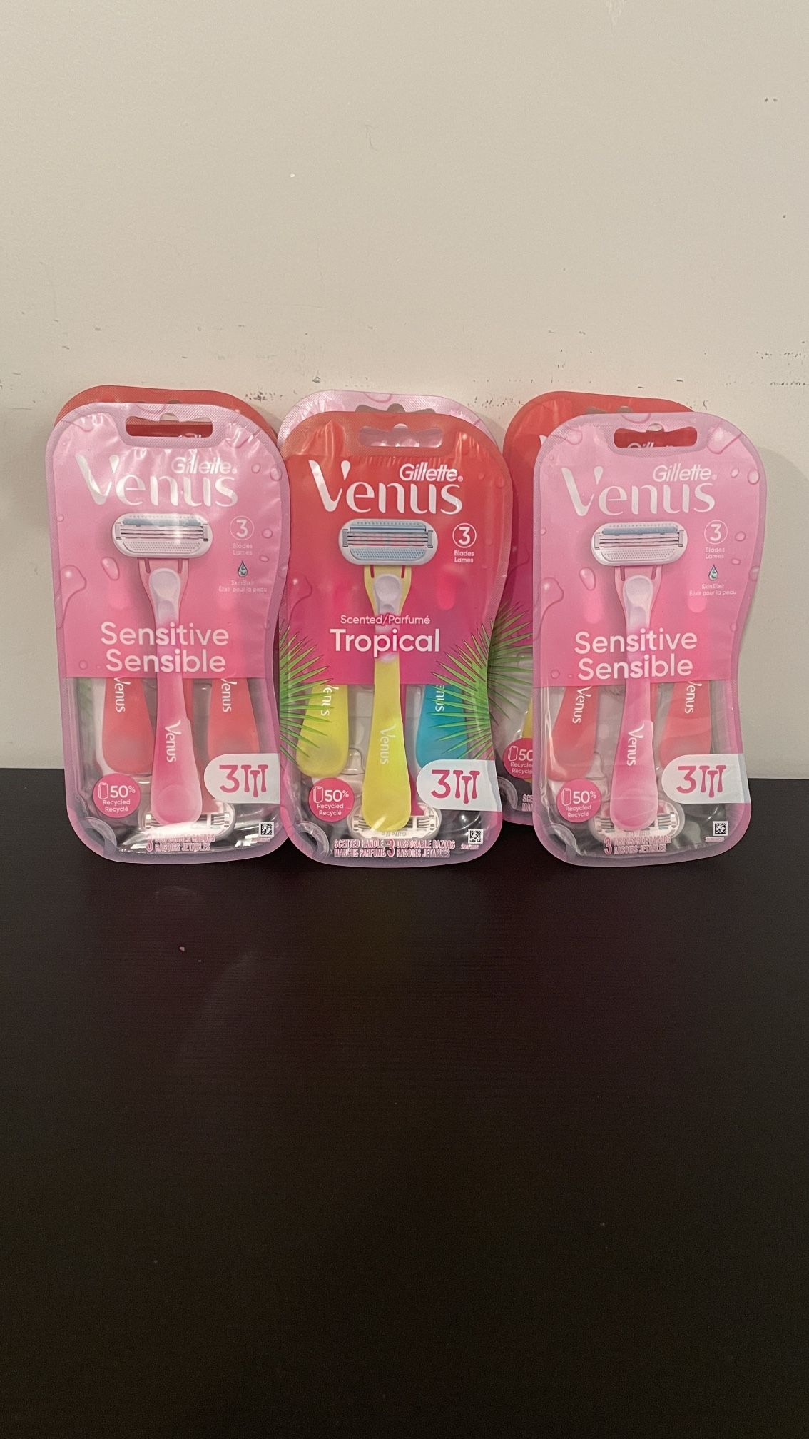 Gillette Venus Shave Razors. 3 Packs For $10