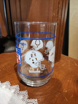 Vintage NFL AFC East Glass