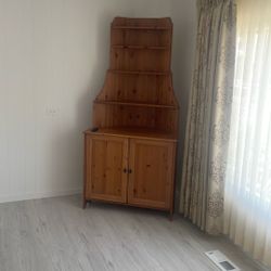 Wood Corner Shelf