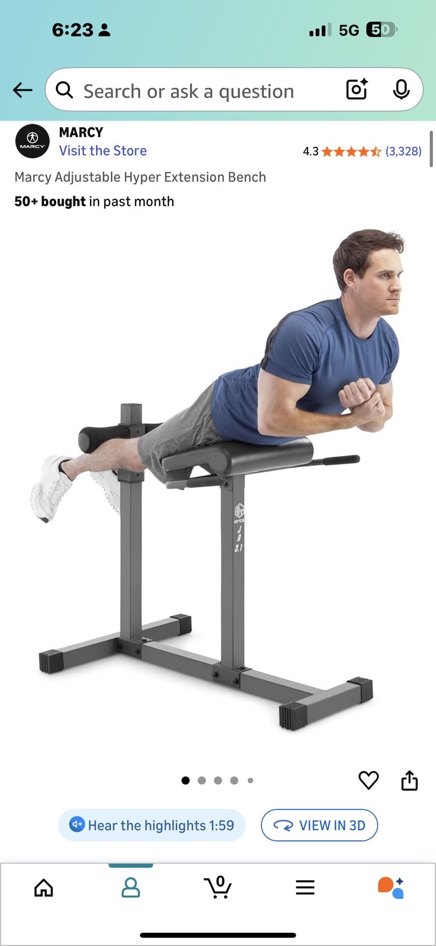 Adjustable Hyper Extension Bench