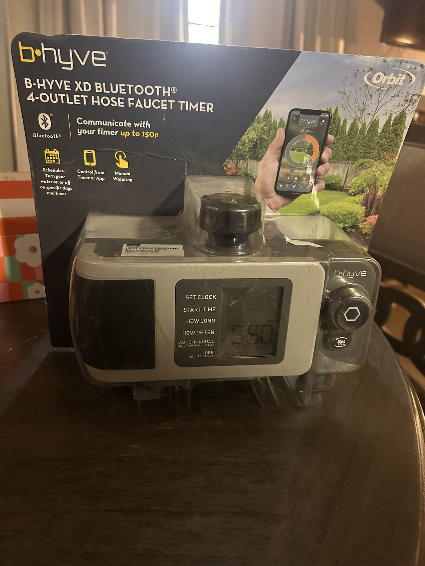 New Orbit B-hyve XD Bluetooth 4-Outlet Watering Timer