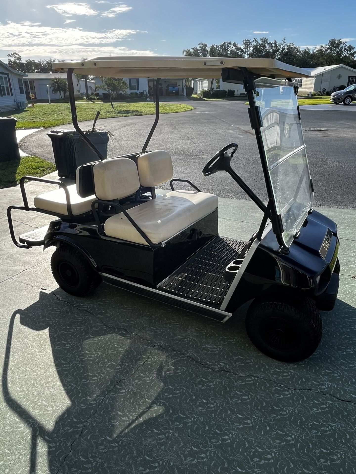 2000 Golf Cart, Black, Club Car, 48V