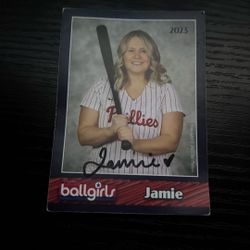 Jamie Ball girl Card