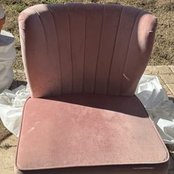 Pink Upholstered Chair