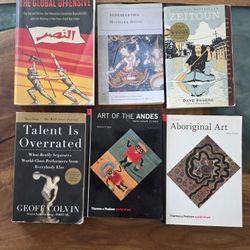Book Lot: History, Art, and Philosophy (6 Books)