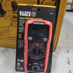 Klein Tools
600-Volt Digital Multi-Meter, Manual-Ranging