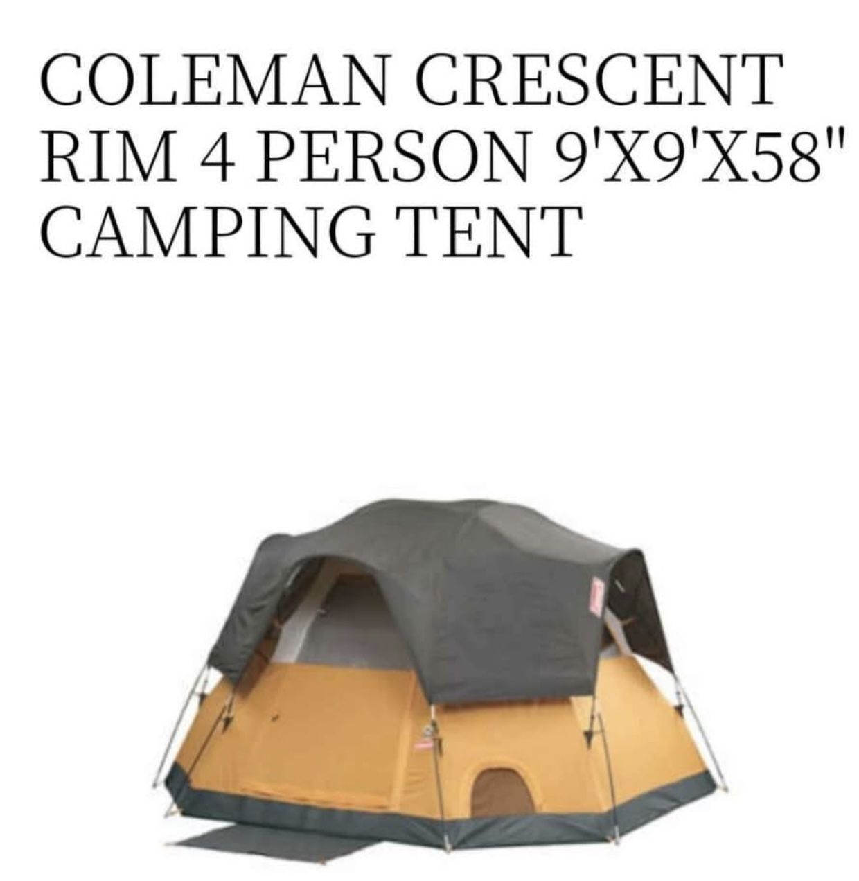 コールマン Coleman 4person tent crescent rim コールマン Coleman