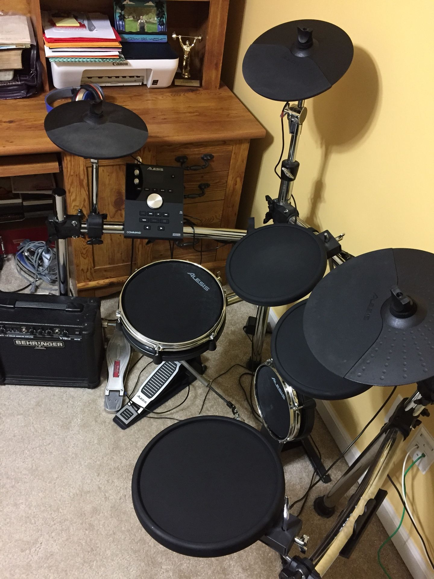 Drum set electric