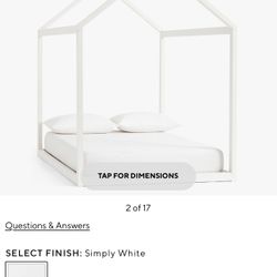 Pottery Barn Camden House Bed Full Wood Tone 