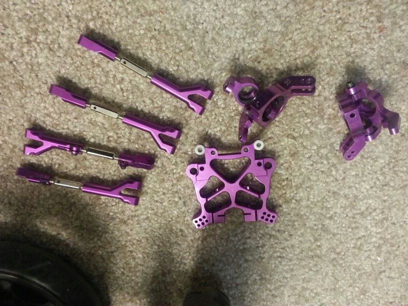 Hpi savage rc aluminum parts