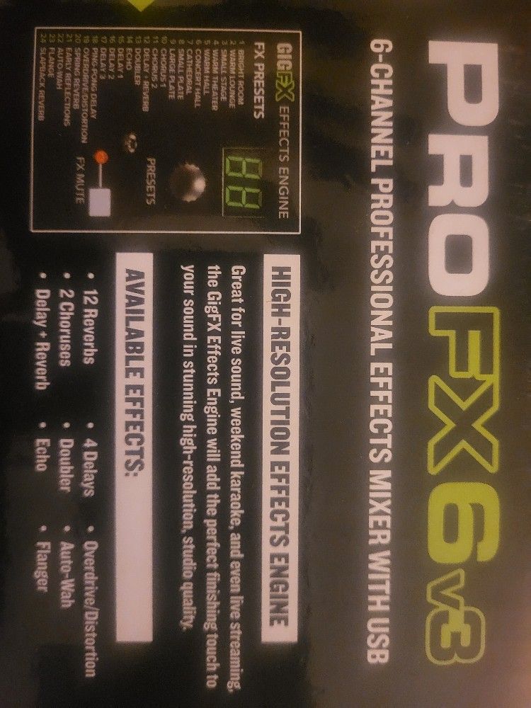 Mackie Pro Fx 6v3