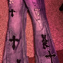 TRRLGN Chrome Hearts Baggy Jeans