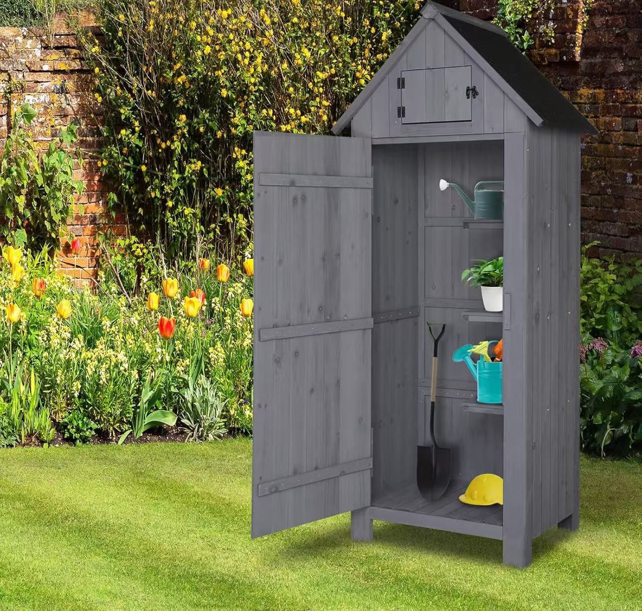 Outdoor Wooden Storage Shed