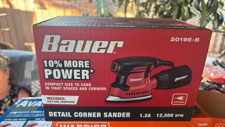 Bauer Detail Corner Sander 1.2A Corded