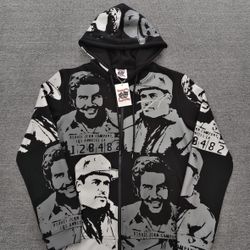 Asaali Black And Grey Hoodie