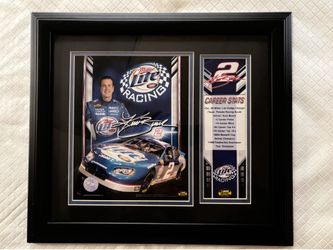 Framed Kurt Busch Career Stats