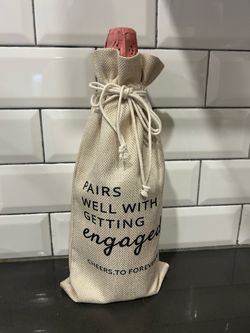 Engagement Wine Bottle Gift Bag