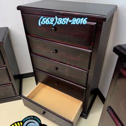 Cherry Five Drawer Pinewood Cajonera Comoda Nueva
