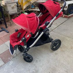 Double Stroller City Select In Good Condition
