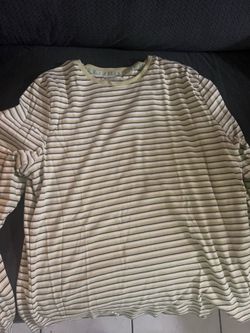 Green striped long sleeve