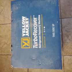 Yellow Jacket TurboRecover: Refrigerant Recovery Machine