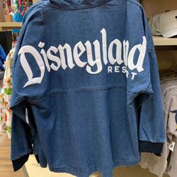 Authentic Disneyland Denim Pullover Hoodie