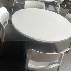 Allsteel Round Tables Confrence Breakroom Commercial Grade 