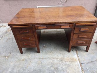 Wood desk