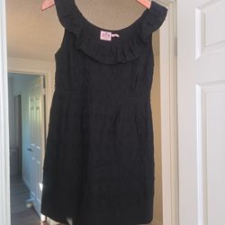Vintage Y2k Juicy Couture embroidered black dress