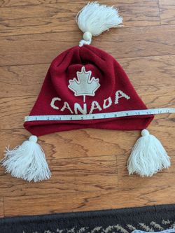 Canada Knit Tassel Beanie Hat