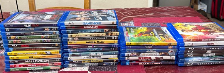 30+ DVDs