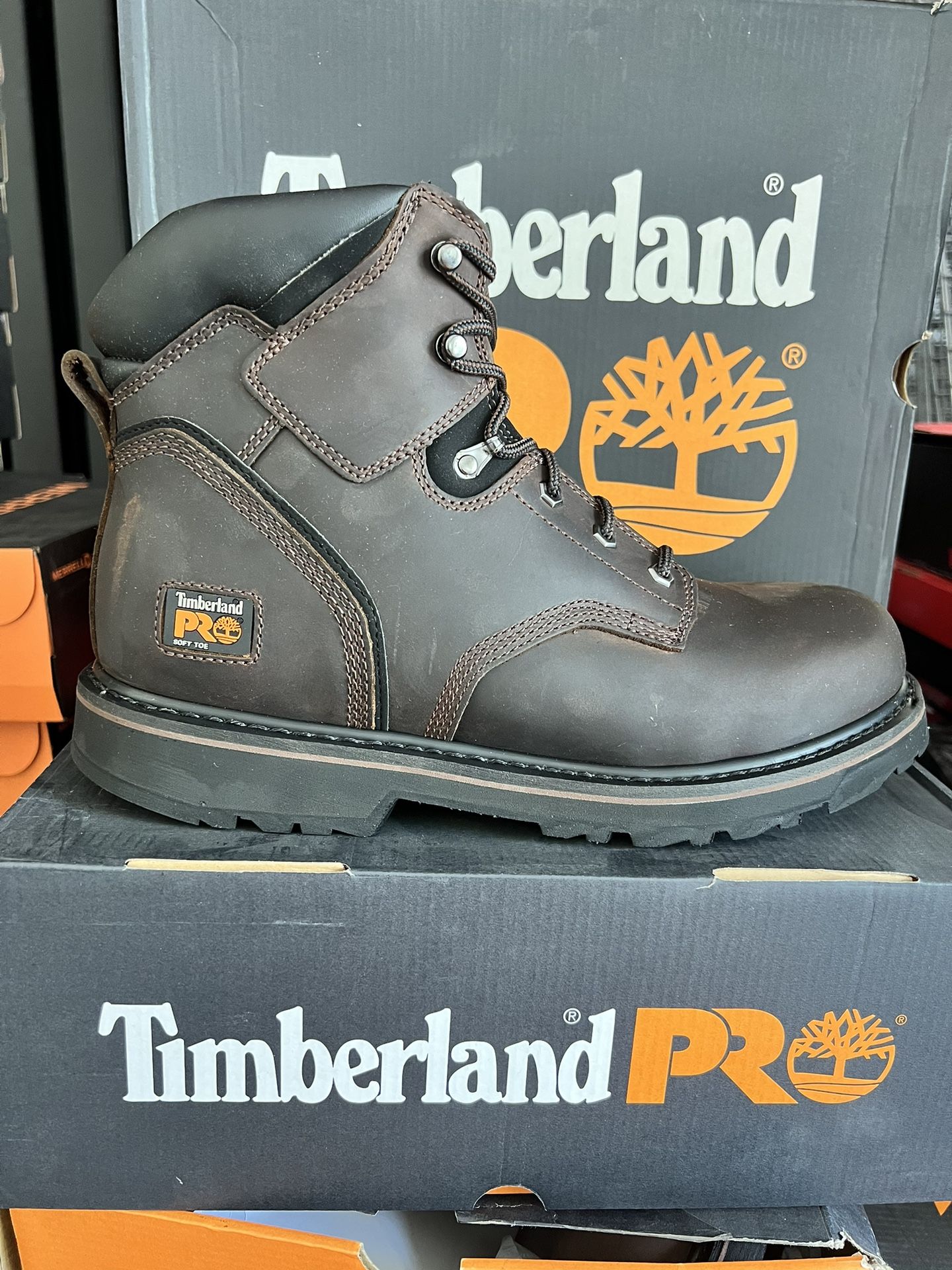 New Timberland Soft Toe Work Boot