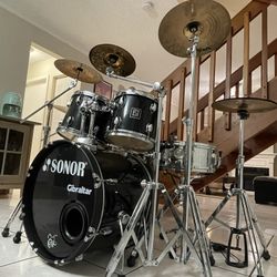 2003’s Sonor SH 503 Series Studio Drums Set With Extras!! $800!!