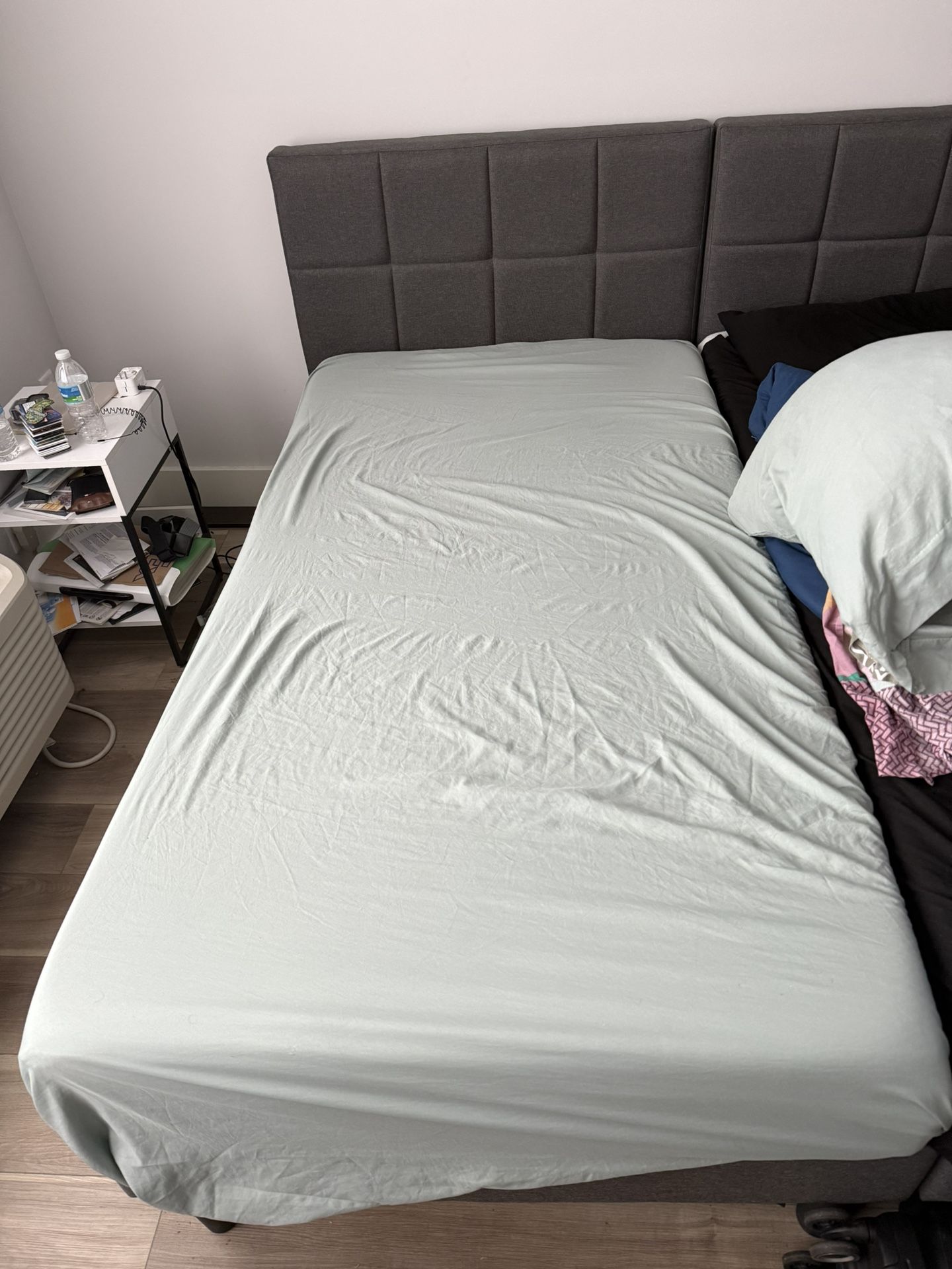Mattress ($75) & Bed Frame ($40) 