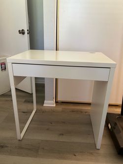 Small white desk
