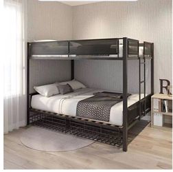 Queen size bunk bed set